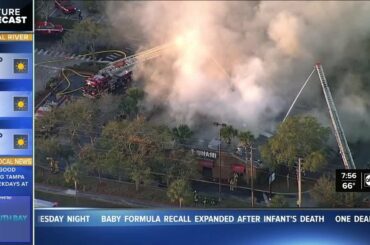 Crews battle fire at Tsunami Japanese Steakhouse in St. Pete