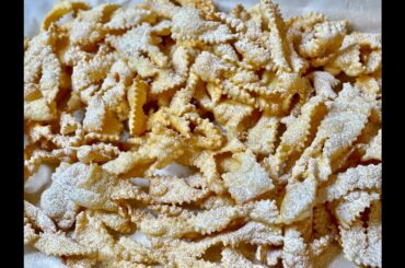 How to make CHIACCHIERE COOKIES/Italian Carnival Cookies