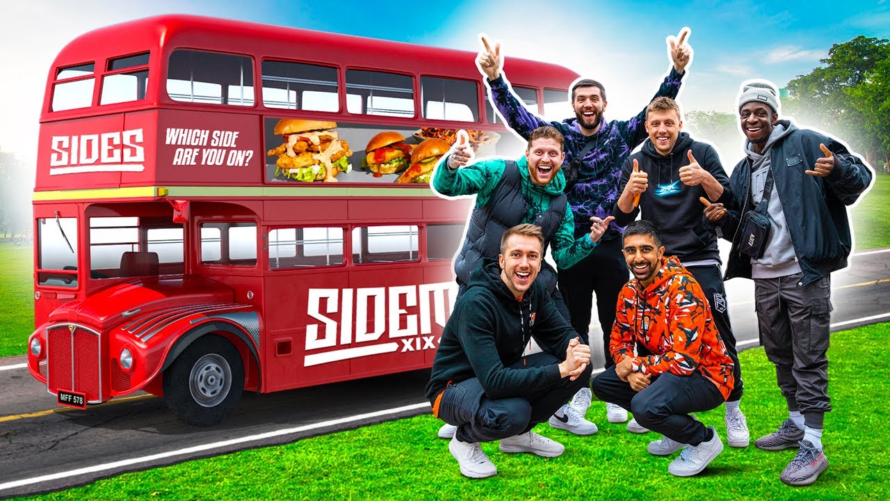 SIDEMEN MUKBANG ON A BUS SIDEMEN MUKBANG ON A BUS