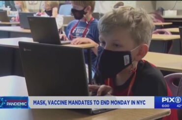 Mask, vaccine mandates ending in NYC