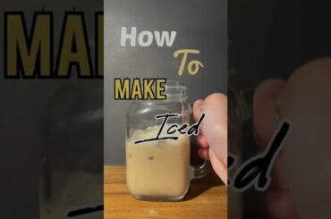 How To Make Iced Coffee #shorts #asmr #coffee #icedcoffee #lactoseintolerent #food