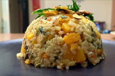 Pumpkin and Leek Risotto (Hindi) | Italian Risotto Hindi Recipe