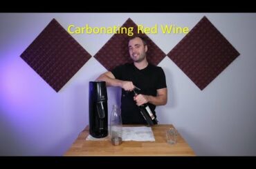 Carbonating Red wine