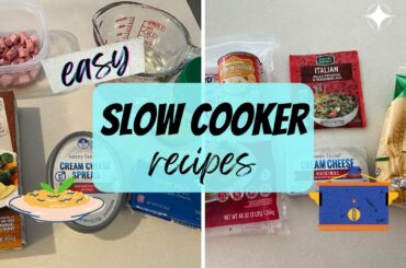 EASY SLOW COOKER RECIPES - WHAT'S FOR DINNER? - TOASTED MARSHMALLOW KITCHEN