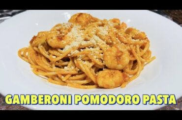 ITALIAN SPAGHETTI CON GAMBORENI POMODORO ALA MAMA CATH