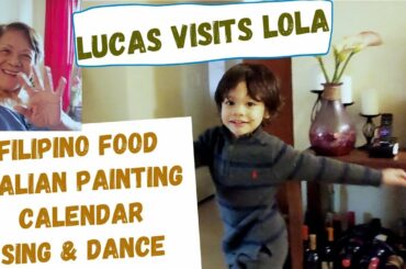Heartwarming visit to grandma, pinay lola, italian filipina family #adayinthelifevlog