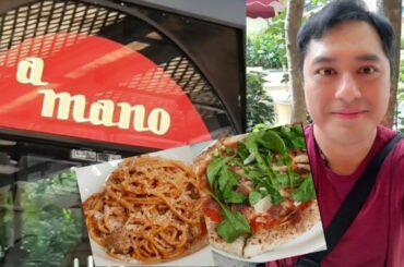 A MANO ITALIAN RESTAURANT at Rockwell Powerplant Mall REVIEW / FOOD VLOG #foodvlogph #pinoyfoodie