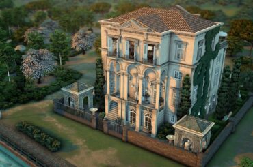 Historic Italian villa || The Sims 4 Speed build