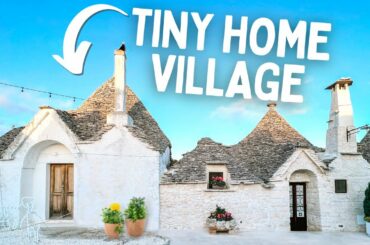 OUR TINY HOME IN ITALY - Full Tour (Alberobello Trullo)