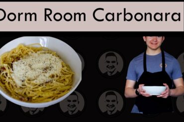 Can You Make Authentic Italian Carbonara in a Dorm Room? | Chef at College
