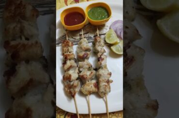 white chicken stick II chicken malai tikka. #shorts #cooking #youtubeshorts