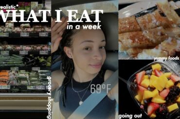 a *painfully realistic* what i eat In a week as a college student | aliyah simone