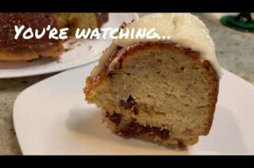 Banana Ciambella with Amaretto Glaze! Easy Authentic Italian recipe