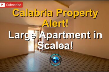 Calabria Property Alert! Large Apartment in the Most Desirable Area In Scalea!