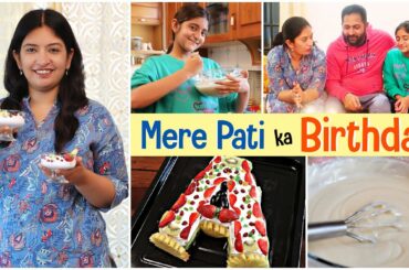 Mere Pati Ka Birthday VLOG | Eggless Sponge CAKE Recipe | CookWithNisha