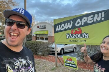 FAZOLI’S TAMPA NOW OPEN by BUSCH GARDENS - First Day of Florida’s NEW Fast Food ITALIAN RESTAURANT