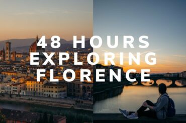 48 Hours Exploring Florence: Best Spots & Italo First Class Train | Italy Cinematic Travel Vlog 4K