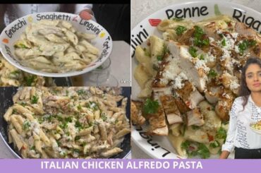 Authentic Italian chicken Alfredo Pasta recipe by Ash Ali