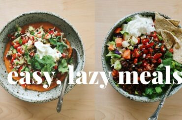 Semi Homemade Meals for When You Don't Feel Like Cooking | easy, vegan, and gluten-free w/ RECIPES