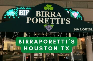 Birraporreti's Houston Italian Restaurant | We Ordered Sooo Much Food!!!