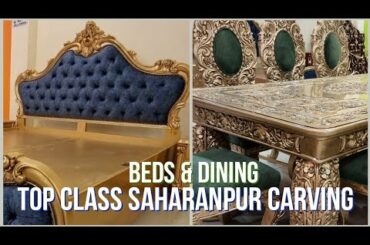 Most Beautiful Indian Carving Beds & Dining Sets From India's Most Trusted AARSUN WOODS Saharanpur