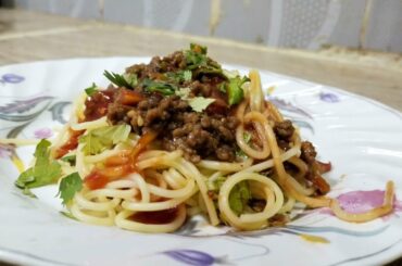 A classic Italian spaghetti recipe#Tasty recipe by magic hand cooking.