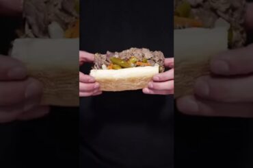 Portillo’s Beef Sandwich | Credit: @nick.digiovanni #portillo’s #beefsandwich #italian