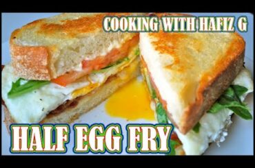Italian Half Egg Fry Sandwich || Street Food Sandwich || cooking with hafiz g