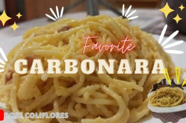 CARBONARA RECIPE | HOW TO MAKE ITALIAN CARBONARA