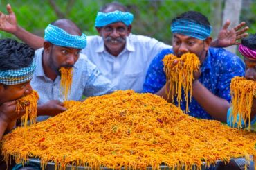 NOODLES | Yummy Hakka Noodles Recipe Cooking and Eating in Village | Chinese Food | Veg Noodles