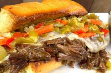 HOW TO MAKE ITALIAN BEEF SANDWICHES AT HOME!