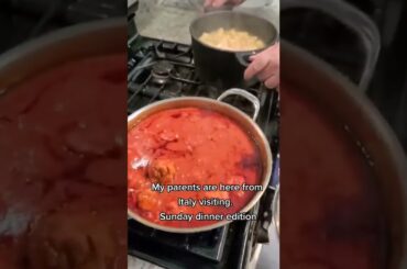 Sunday Italian Dinner #italianfood #sundays #yummy #italians