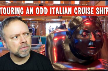 SHIP TOUR - Costa Luminosa - Odd Design, Crazy Colors, No Mid Ship Pool??? Italy's Carnival Cruise