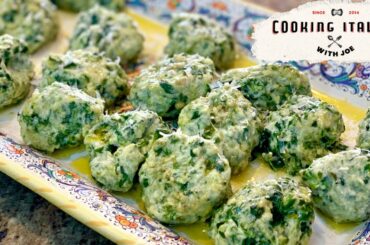 Naked Ravioli from Tuscany Gnudi Cooking Italian with Joe