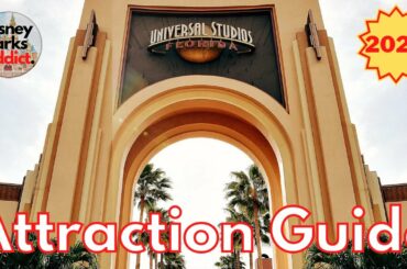 Universal Studios Florida ATTRACTION GUIDE - All Ride + Shows - 2022 - Universal Orlando Resort