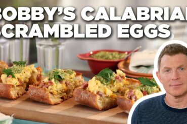 Bobby Flay's Calabrian Scrambled Eggs | Brunch @ Bobby's | Food Network