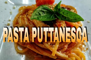 PASTA PUTTANESCA (No Anchovies) Italian dish