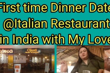 First Time Dinner Date @Italian Restaurant in India with my Hubby ||@LynRanga Vlog #Chianthi