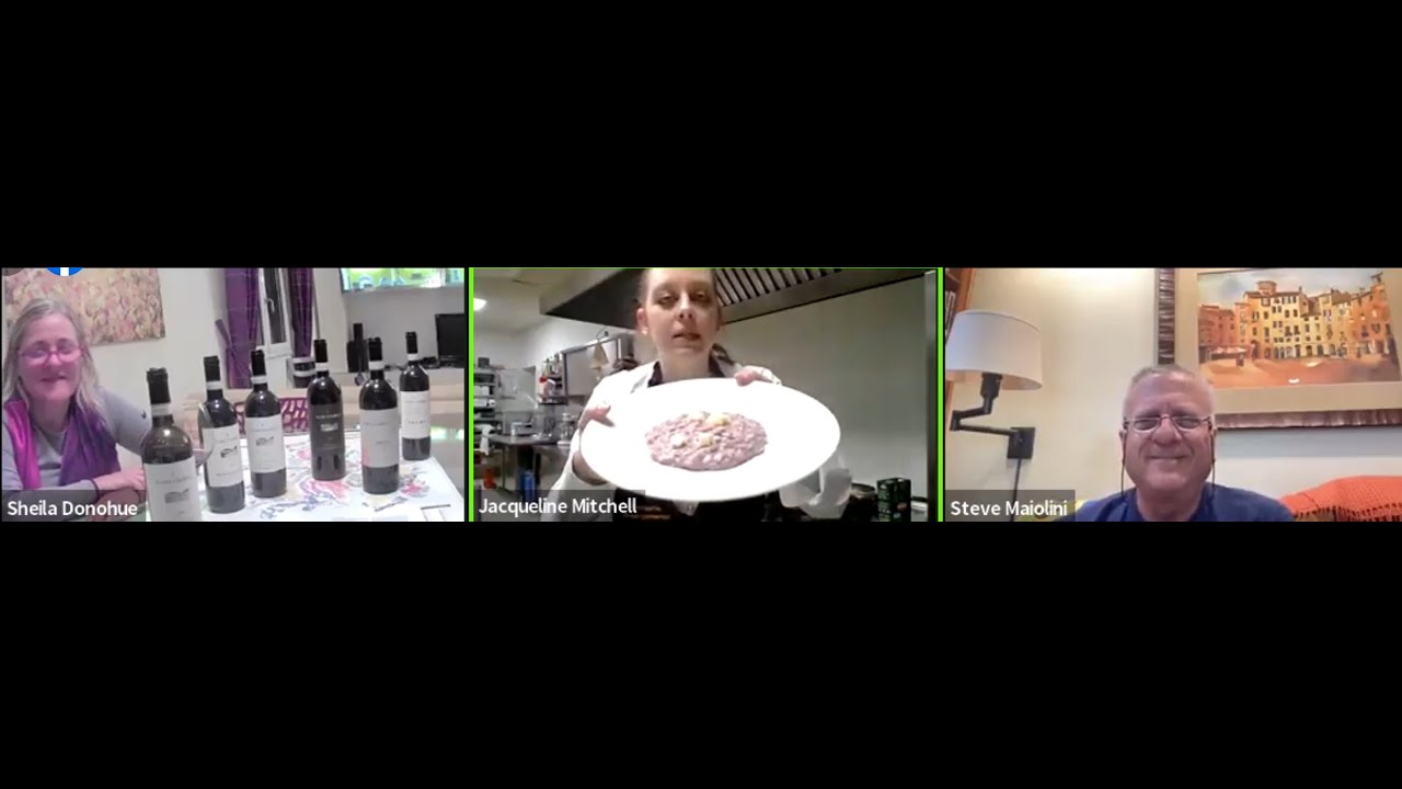 A Virtual Wine Tasting and Cooking Demonstration with a Winemaker and Chef A Virtual Wine Tasting and Cooking Demonstration with a Winemaker and Chef