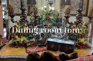 Old World dining room tour!