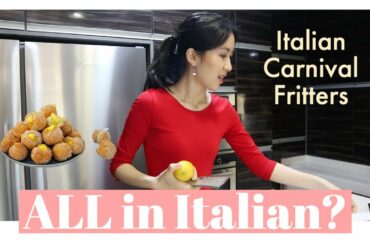 A Non-Italian Tries to Follow an Italian Recipe | Castagnole Ripiene | Italian Carnival Fritters