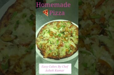 Homemade Pizza Recipe Only 5-MINUTE #shorts #pizza #pizzarecipeathome #homemade #italianfood #food