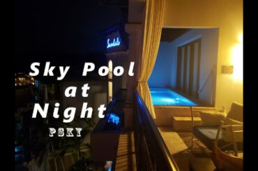 PSKY RM 3602 Sandals Grenada SkyPool Butler Suite at Night. Italian Oceanview
