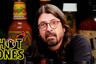 Dave Grohl Makes a New Friend While Eating Spicy Wings | Hot Ones