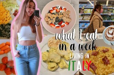 WHAT I EAT IN A WEEK LIVING IN ITALY (realistic)