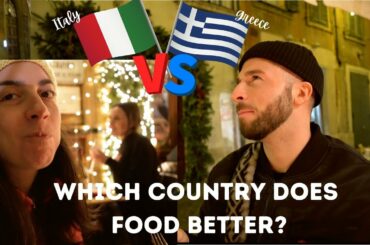 Greeks Compare Italian and Greek Food While in Rome, Italy | Travel Day Athens to Rome (LGBT Couple)
