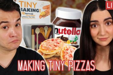Making Mini Pizzas with a Tiny Cooking Kit