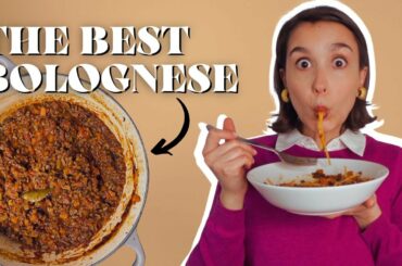 How to make BOLOGNESE SAUCE | Secrets I've learned in Italy