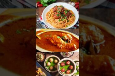 italian food,Indian, Chinese food