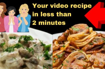 Spaghetti with Mushrooms and Sour Cream I Flavor of Italy